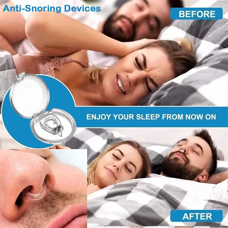 Anti Snoring Device to Stop Snoring Nose Clip for Easy Breathing Improvement Sleep Assistance Apnea 1Pc 2Pc 4Pc 6Pc 8Pc at Night